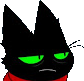 cattired_transparent emote for Discord