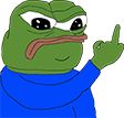 pepeFuckYou emote for Discord