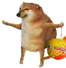 Cheems_TrungThu emote for Discord
