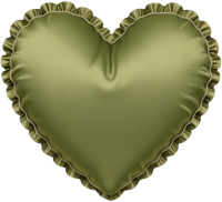 Greensilkpillowheart emote for Discord
