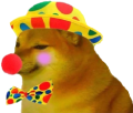 cheems_normalclown emote for Discord