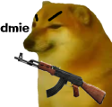 cheems_ak47gobrr emote for Discord