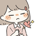GirlHeart emote for Discord