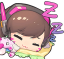 owdvasleepy emote for Discord