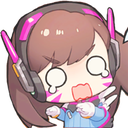 owdvascared emote for Discord