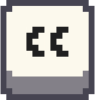 pixel_symbol_quote_left emote for Discord