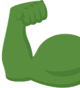 PepoFlex_Wide1 emote for Discord
