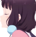 Maika_KissLeft emote for Discord