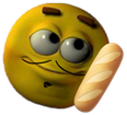 sure_baguette emote for Discord