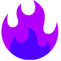 Flames_Purple emote for Discord