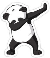 Panda_dab emote for Discord