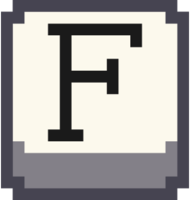 pixel_letter_f emote for Discord