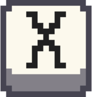 pixel_letter_x emote for Discord