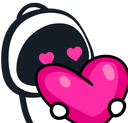 Robut_Heart emote for Discord