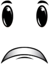 Roblox_Losing_Frown emote for Discord