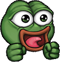 Pepe_Hyped emote for Discord
