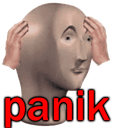 kalmpanik emote for Discord
