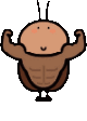 jam_muscle_roach emote for Discord