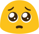 Blob_PleadingFace emote for Discord