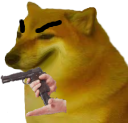 cheems_reloadgun emote for Discord