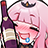 MoriCalliope_Drunk emote for Discord