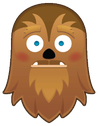 Chewbacca_Flushed emote for Discord