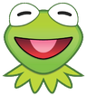 Kermit_Happy emote for Discord