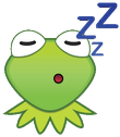 Kermit_Sleep emote for Discord