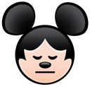 Mickey_Pensive emote for Discord