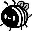 Straight_bee emote for Discord