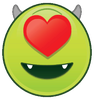Mike_Heart_Eyes emote for Discord