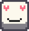 pixel_emoji_twinkling_heart_eyes emote for Discord
