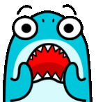 surprised_shark emote for Discord