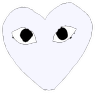 whitebapeheart emote for Discord