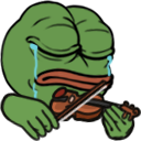 Pepe_TinyViolin emote for Discord