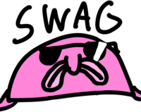 blobfish_swag emote for Discord