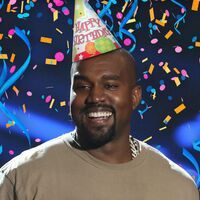 Happy_Birthday_Kanye emote for Discord