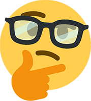 thinking_glasses emote for Discord