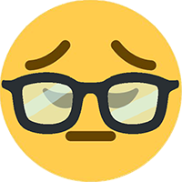 pensive_glasses emote for Discord
