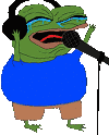 Pepe_Sing emote for Discord