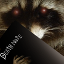 raccoon_deathnote emote for Discord