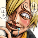 SanjiLookingPerverted emote for Discord