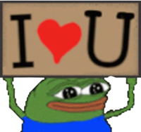 Pepe_ILoveYou emote for Discord