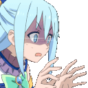 Konosuba_Aqua4 emote for Discord