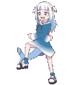 GawrGura_DistractionDance emote for Discord