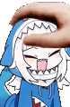 GawrGura_HeadPat emote for Discord