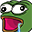 PoggersWeird emote for Discord