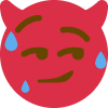 Smirk_Sweat emote for Discord