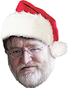 GabeNClaus emote for Discord