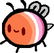 Lesbian_Bee emote for Discord
